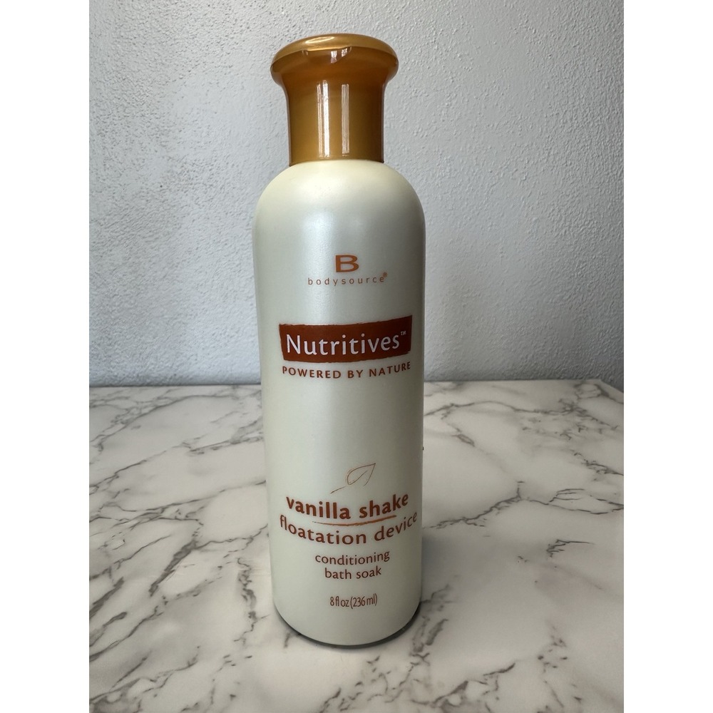 Bodysource Nutritives Powered‎ By Nature. Vanilla Shake. Bath Soak. New 8oz